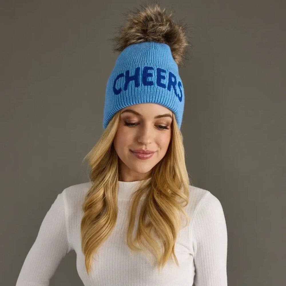 ($20) "Cheers" Hat - Blue